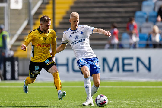 Elfsborgs Rasmus Alm och IFK Norrköpings Filip Dagerstål