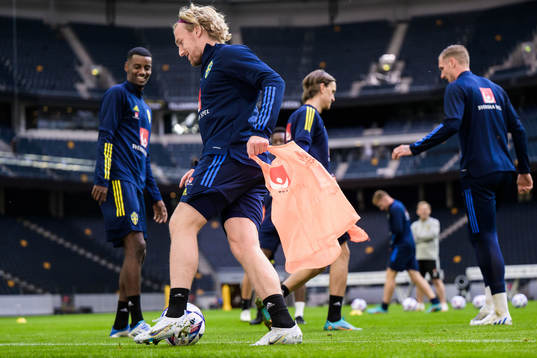 Emil Forsberg of the Swedish national football team