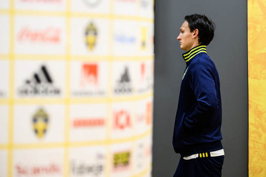 Hjalmar Ekdal of the Swedish national football team