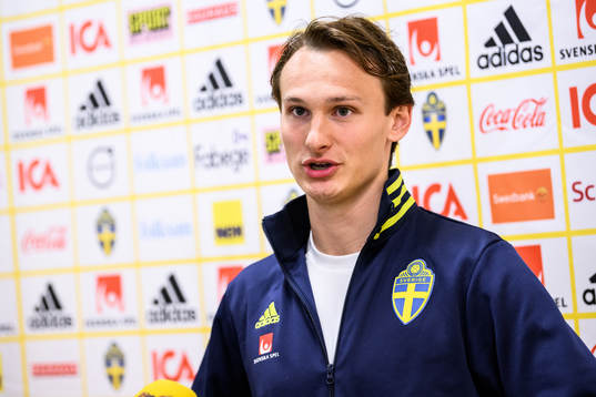 Hjalmar Ekdal of the Swedish national football team