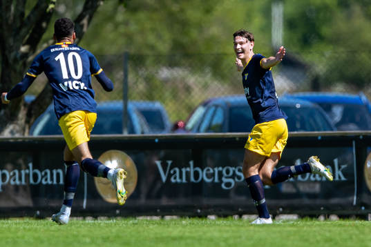Torns Noah Christoffersson jublar efter 0-1