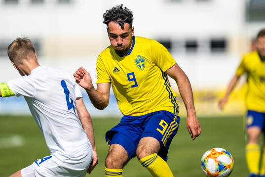 Finlands Rony Jansson och Sveriges Alexandros Garcia