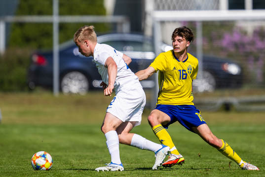 Finlands Leo Kyllönen och Sveriges Colin Farnerud