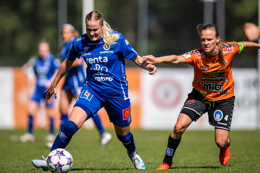 Örebros Elin Pikkujämsä och Kristianstads Michaela Wilhelmina Alida van den Bulk