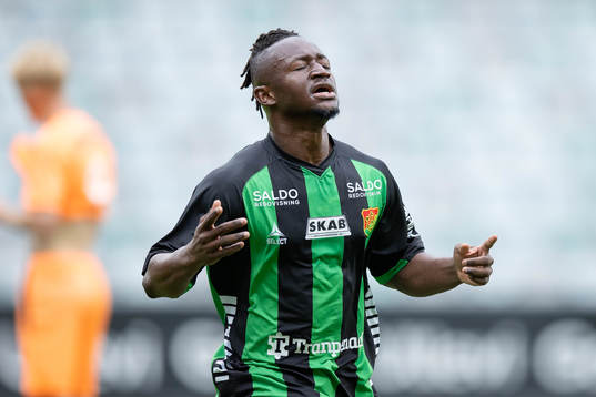GAIS Michael Kargbo jublar efter 1-1