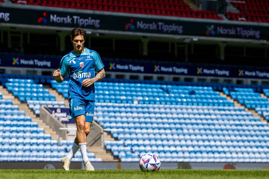 Mathias Normann of the Norwegian national football team