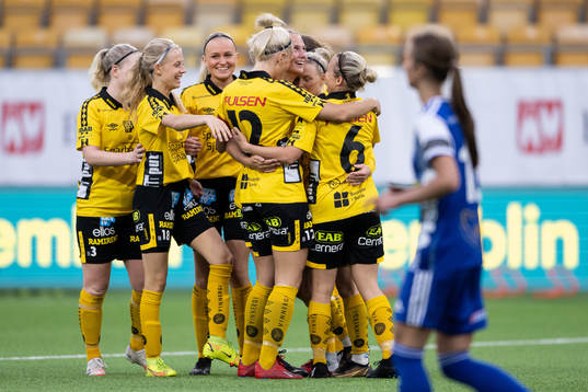 Elfsborgs spelare jublar