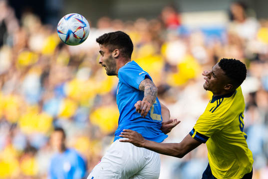 Gaetano Oristiano of Italy and Amin Sarr of Sweden