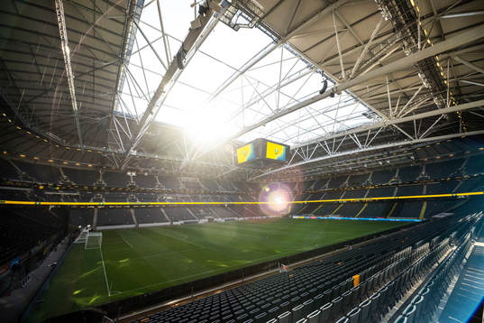 General interior view over Friends Arena ahead of the Nations League football match between Sweden and Serbia on June 9, 2022 in Stockholm. 