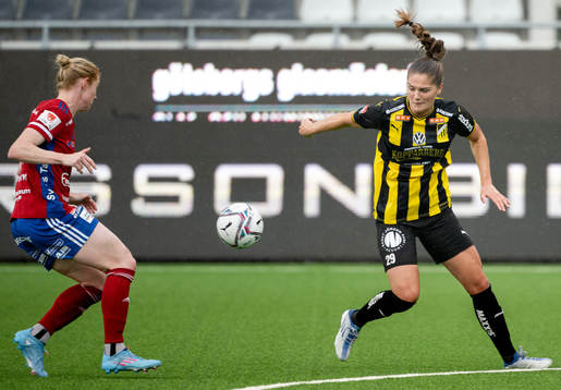 Vittsjös Sandra Adolfsson och Häckens Mille Gejl Jensen