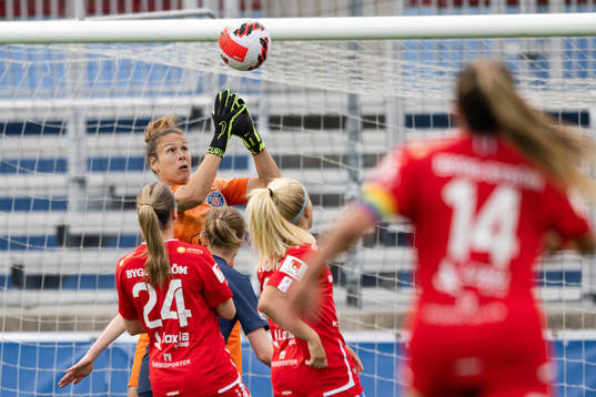 Eskilstuna Uniteds målvakt Katlynn Fraine