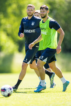 IFK Göteborgs Marcus Berg och Kevin Yakob