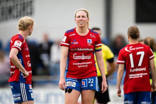 Vittsjös Sandra Adolfsson efter slutsignalen