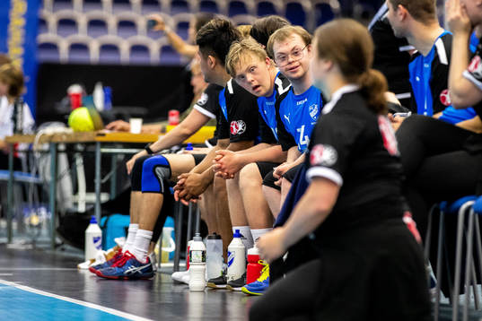 IFK Tumba spelare vid finalen mellan IFK Tumba och
