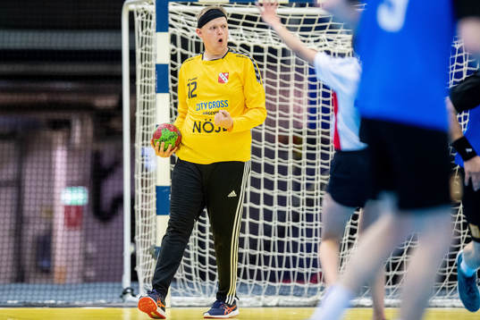 Sollentuna/Häggtunas målvakt Christoffer Fahlström vid