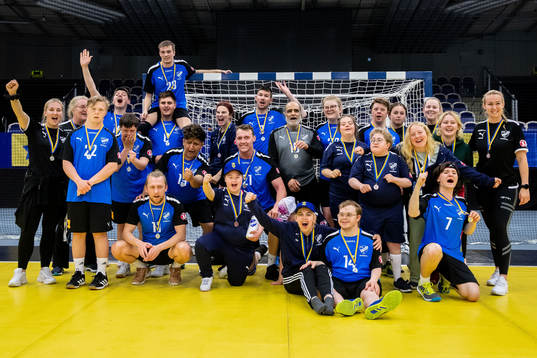 IFK Tumbas spelare jublar