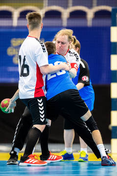 IFK Tumbas Josefine Brännström vid finalen i handboll