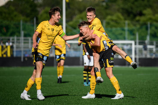 Elfsborgs Enzo Andrén jublar