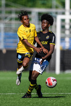 s Will Jarlee under finalen i Ligacupen för P17 den 19 juni 2022 i Stockholm. 