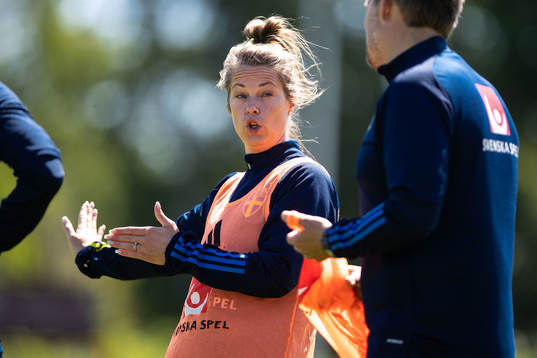 Tränare Johanna Almgren
