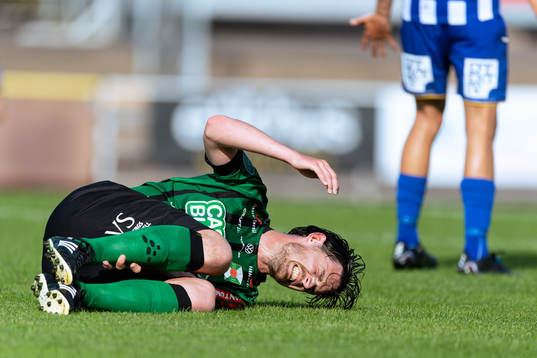 Varbergs Robin Tranberg har ont