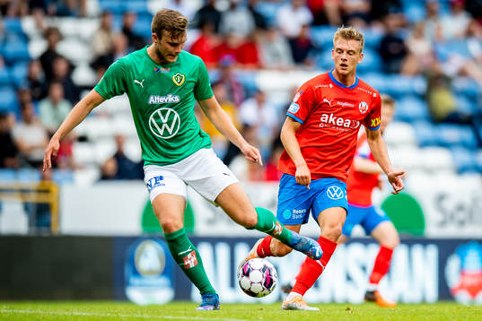 Jönköpings Marcus Degerlund och Helsingborgs Dennis Olsson