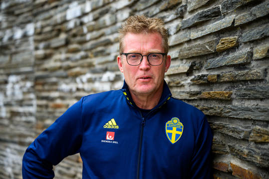 Leif Troedsson, goalkeeper coach poses for a portrait