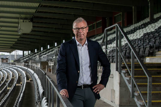 Landskronas vice ordförande Daniel Stålhammar poserar för ett porträtt den 22 juni 2022 i Landskrona. 