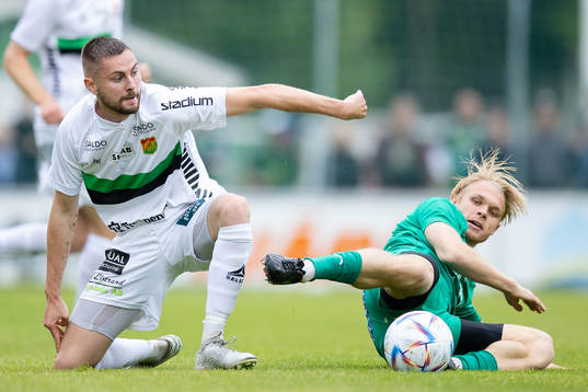 GAIS Axel Norén och Ljungskiles Linus Tornblad