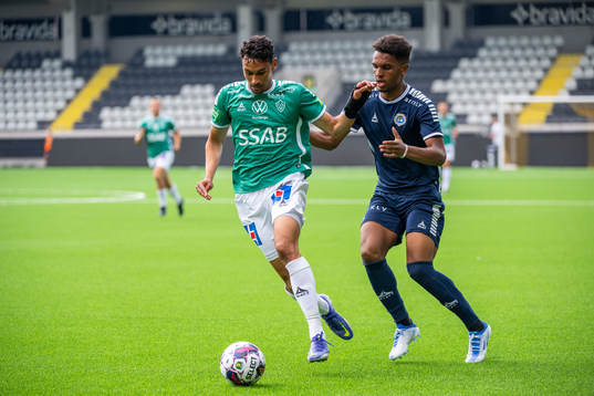 Brages Joakim Persson och Utsiktens Mikkel Konradsen Ceide