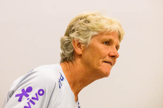 Head coach Pia Sundhage