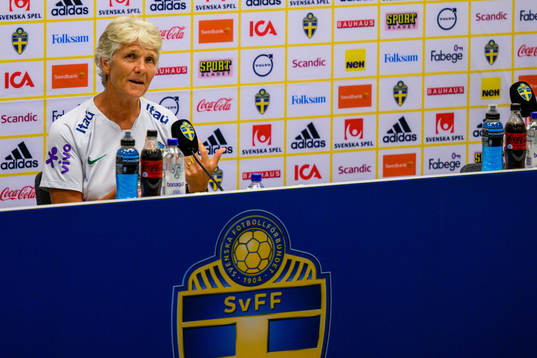 Head coach Pia Sundhage