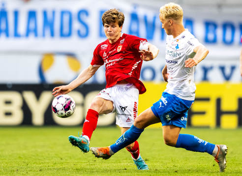 Kalmars Oliver Berg och Värnamos Victor Larsson