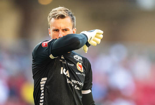 Kalmars målvakt Ricardo Friedrich