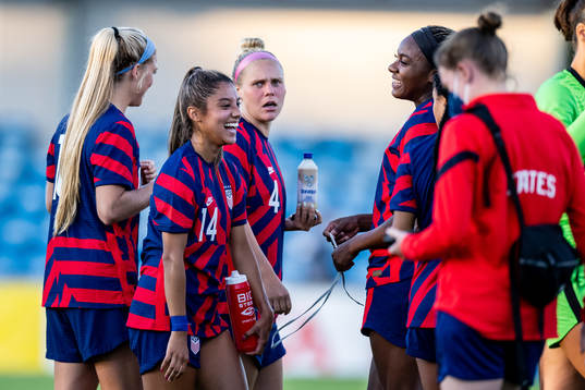 Samantha Meza of USA  celebrates