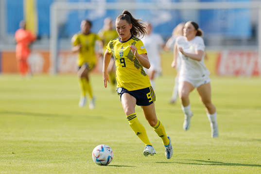 Svea Rehnberg of Sweden in action