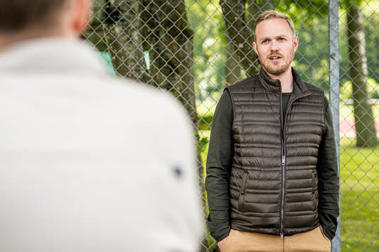 Arsenal WFCs tränare Jonas Eidevall