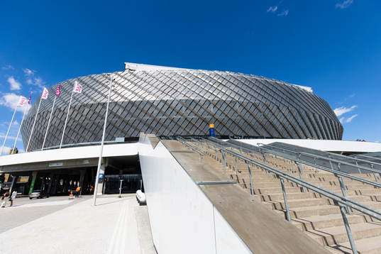 Vy över Tele2 Arena