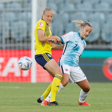Elma Juntilla Nelhage of Sweden in action against Stine
