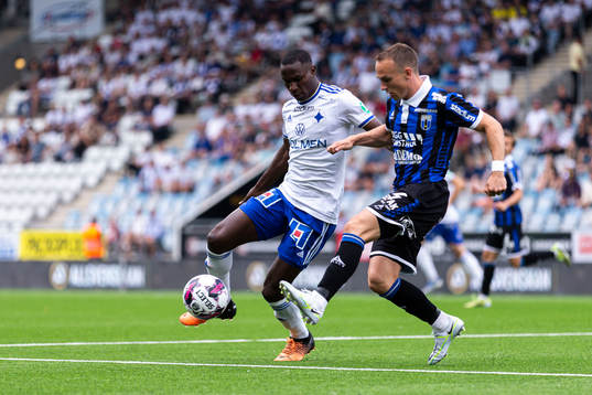 IFK Norrköpings Godswill Ekpolo och Sirius Aron Bjarnason