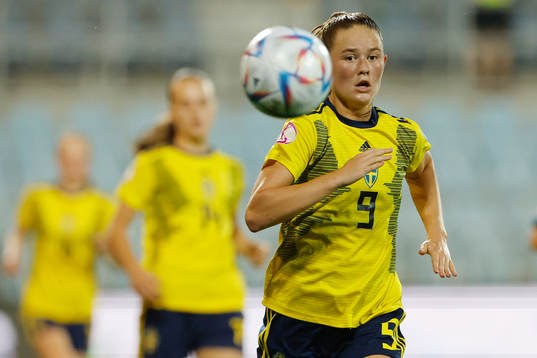 Svea Rehnberg of Sweden in action