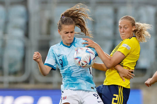 Elma Juntilla Nelhage of Sweden in action against Iris