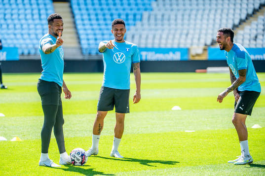 Martin Olsson, Romain Gall och Sergio Pena