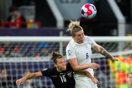 Nicole Billa of Austria and Millie Bright of England