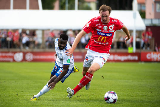 IFK Norrköpings Maic Sema och Degerfors Adam Carlen