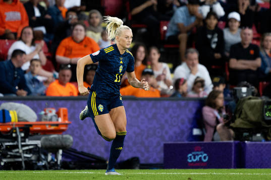 Stina Blackstenius of Sweden