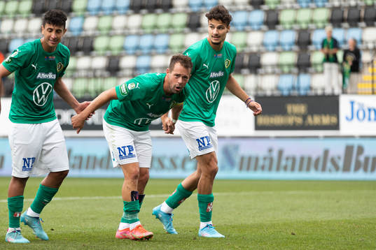 Jönköpings Fredric Fendrich jublar
