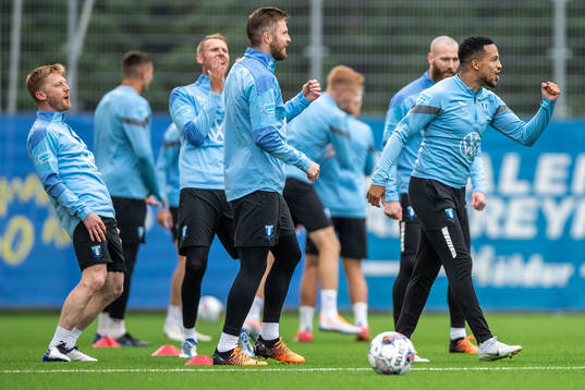 Anders Christiansen, Ola Toivonen, Lasse Nielsen and Martin Olsson