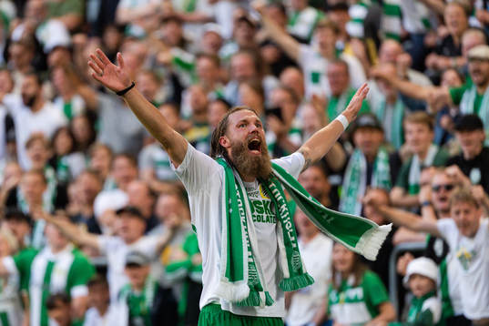Hammarbys Bjørn Paulsen jublar