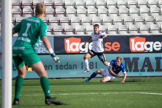 Örebros Daniel Björnkvist och Trelleborgs Anton Tideman